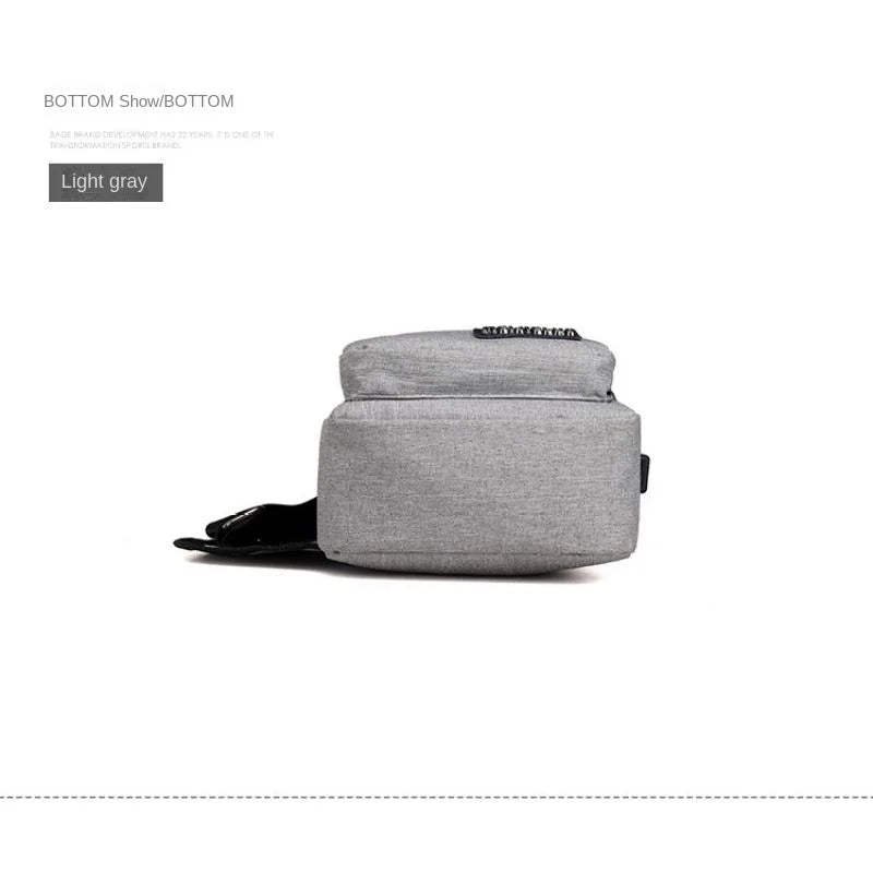 Chest Bag Men's One Shoulder Crossbody Bag Large Capacity Outdoor Sports Leisure Fashion Small Shoulder Bag Backpack Men's