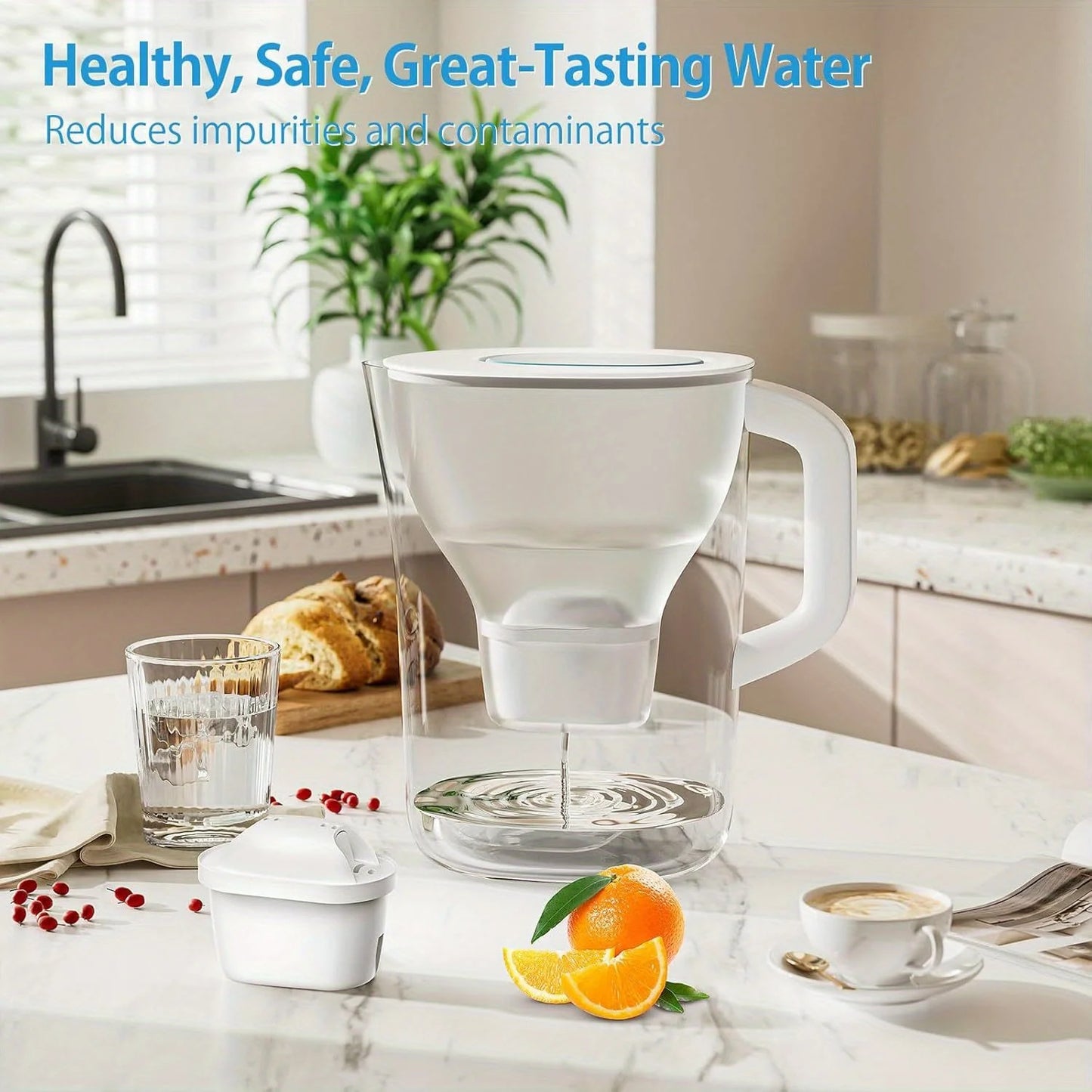 Water Filter Cartridges Compatible with Brita Marella Kanne Brita Kettle, Water Filter Replacement for Brita Maxtra+ Plus Maxtra
