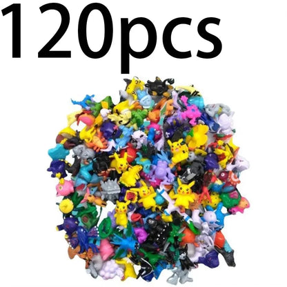 24-144Pcs Pokemon Anime Acition Figure Pikachu Model Ornamental Decoration Mini Model Doll Toy Christmas Birthday Gifts