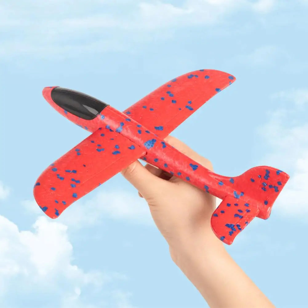 Outdoor Catapult Plane Toy for Kids One Click Ejection Foam Glider Airplane Shooting Game Sports Toys Gift for Boys Girls