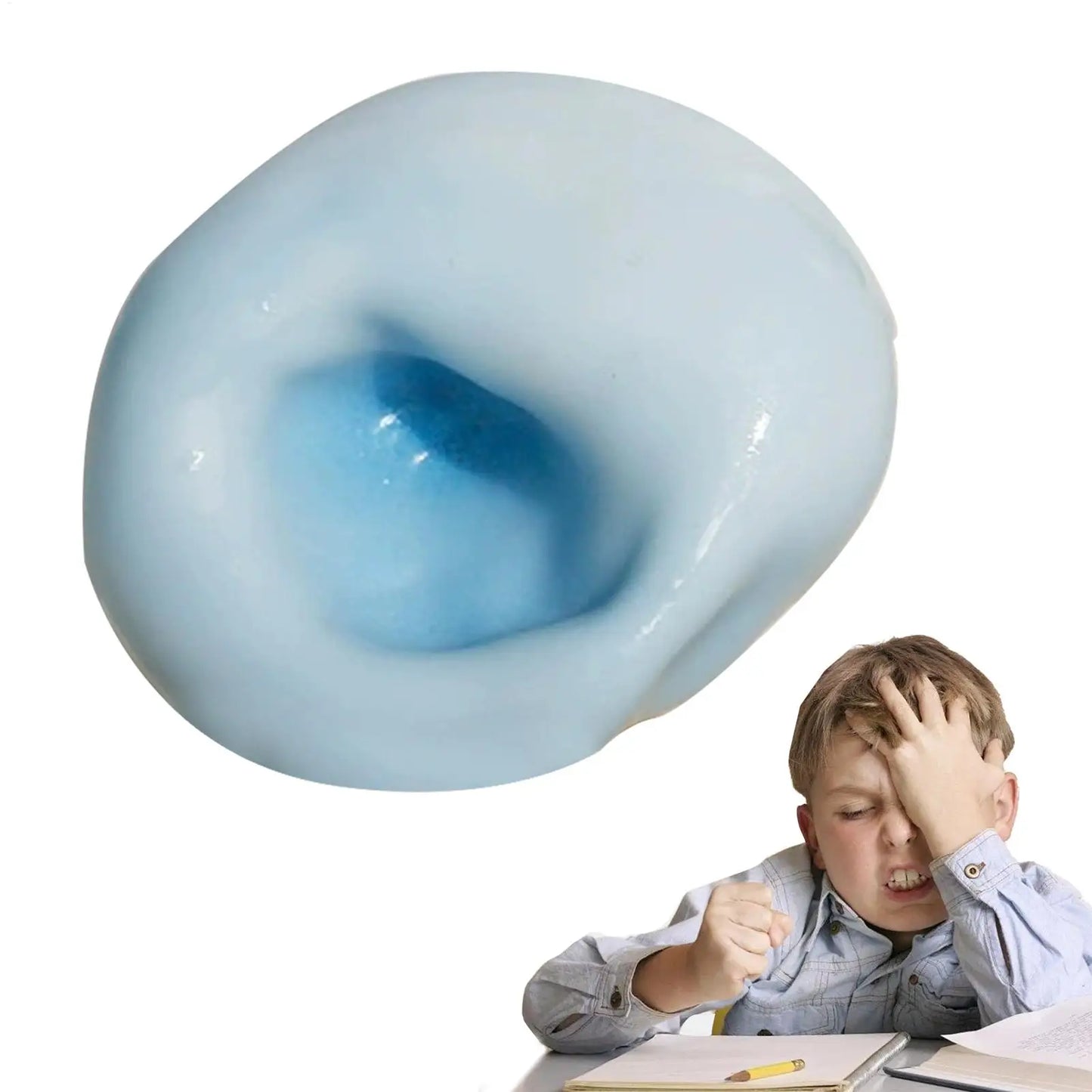 Stress Relief Sand Glutinous Balls-6PCS Squeeze Ball Toy Adults Portable Shapeable Sensory Fidget funToys for Anxiety Focus