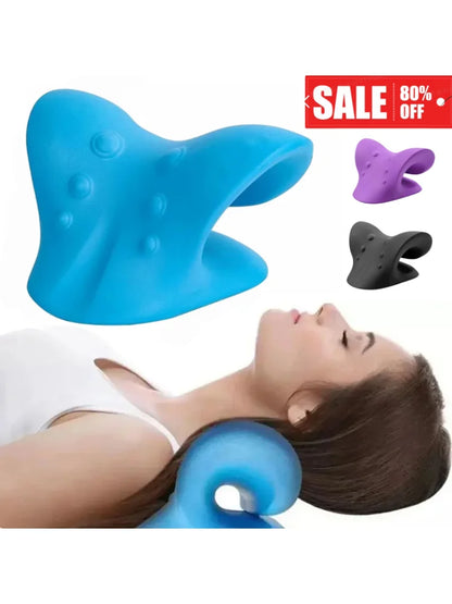Cervical Spine Stretch Neck Shoulder Relaxer Cervical Muscle Relaxation Shoulder Massage Pillow Spine Correction Neck Massager