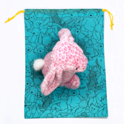 JC Pink Cake Bear Plush Toy, Leopard-Print Rabbit, Birthday Cake Plush Toy, Ski-Suit Bear Ornament, JC Sheepdog Plush Gift