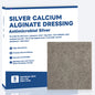 2/3/4in 5/10pcs Ag Silver Calcium Alginate Wound Dressing Pads Soft Silver Highly Absorbent Dressings for Wound Care
