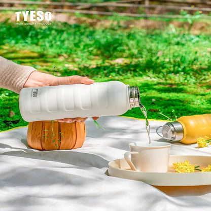 Tyeso Double Stainless Steel Thermos Mug Portable Sport Vacuum Flask Large Capacity Thermal Water Bottle Tumbler Drinks Cup