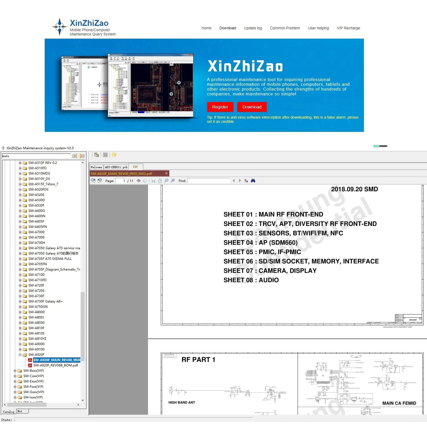 XinZhiZao  XZZ  1 Year Online Dongle Schematic Diagram Boardview Bitmap Drawing For iPhone Samsung ipad Macbook Repair Software