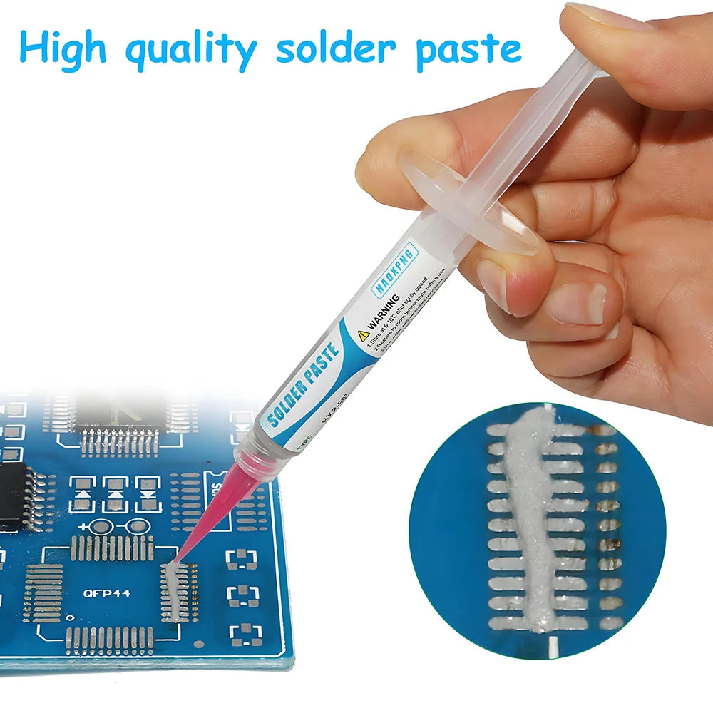 High Temperature Solder Paste Flux For Soldering Sn99Ag0.3Cu0.7  Smd Repair Tin Paste 217℃