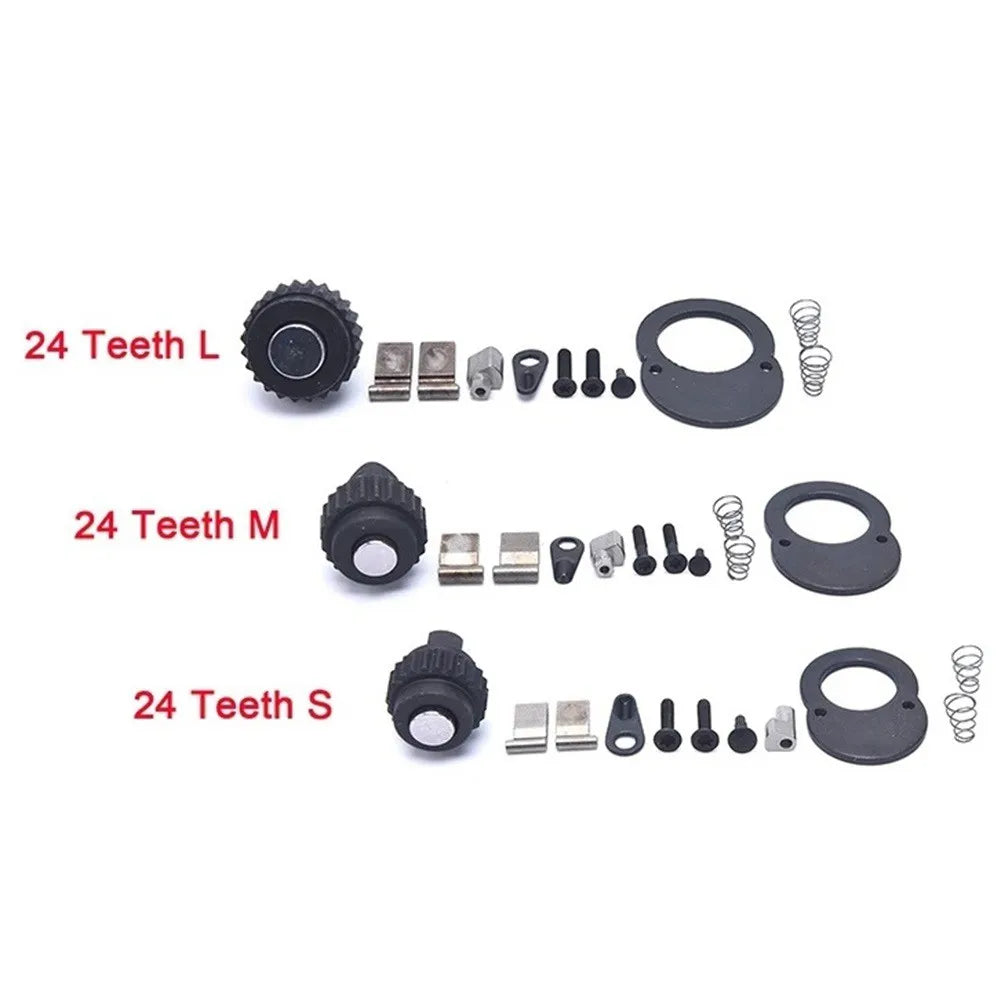 Spanner Parts Ratchet Wrench Ratchet Repair Set Part Parts Socket Wrench 1 Set 11pcs 24 Teeth Amphibious Spanner