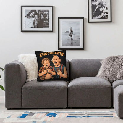 Goonies Chocolate Slot and Gordi Pillow Case  Comfy Pillow Cover Novelty Cushion Cover For Living Room Bed Chair