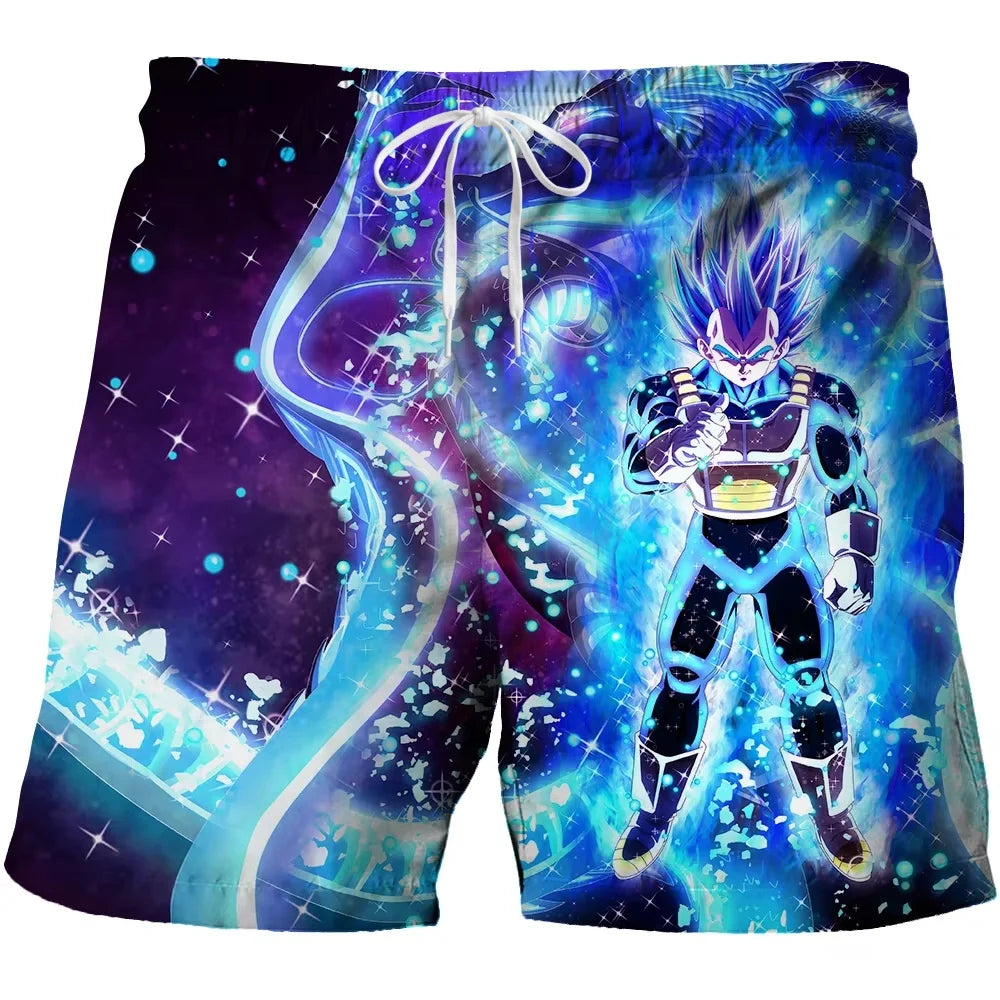 2026 Trendy Dragon Ball Print Children's Shorts Kids Shorts for Boys' Beach Shorts Summer Quick-drying Cartoon Swim Trunks