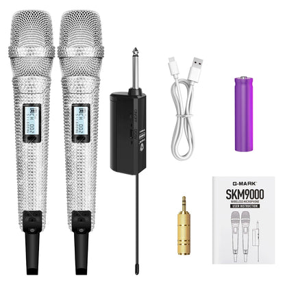 Diamond Wireless Microphone G-MARK SKM9000 Handheld Mic Concerts For Party School Teaching Wedding Stable Audio Transmission