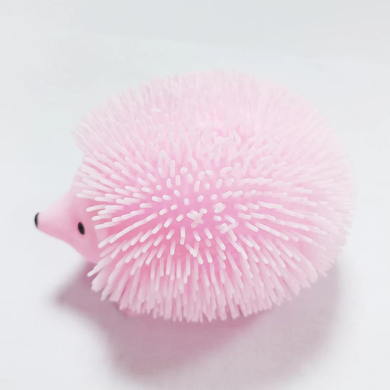 Hedgehog Balls Glitter Sensory Fidget Toys for Adults Funny Cute Squeeze Stress Relief Toys Birthday Party Favors Pinata Filler