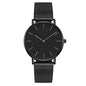 Ultra-thin Fashion Watch Women Luxury Metal Mesh Belt Ladies Quartz Wristwatches Minimalist Elegant Woman Watches reloj mujer