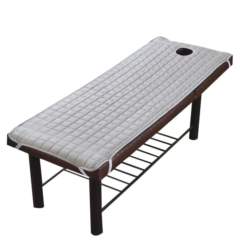Winter Beauty Salon Non-slip Solid Color SPA Massage Bed Mat Essential