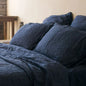 100% French Linen Soft Breathable Pillow Covers Decorative Square Throw Pillow Covers for Bed Couch Sofa Envelope Closure