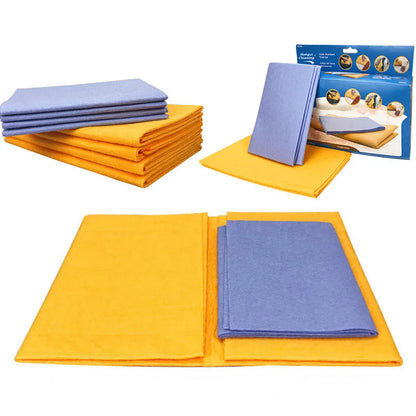 2/8/10Pcs Microfiber Cloth Ultra-Absorbent Cleaning Shammy Reusable Cleaning Cloth Non-Woven Car Kitchen TowelS Dishwashing Bath