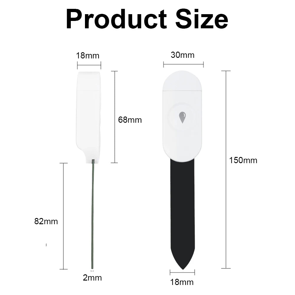 Zigbee Temperature Humidity Moisture Detector Smart Soil Tester Moisture Sensor Phone App RealTime Monitor for Home Garden