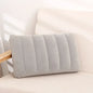47x30cm Portable Inflatable Cushion Beach Office Household Outdoor Soft Pillows Double-sided Back Relaxing Tool Plane Head Rest