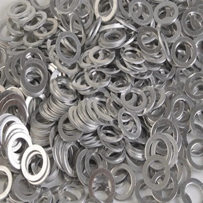 20/50Pcs Aluminum O-Ring Washer Gasket Plain Washer M4 M5 M6 M8 M10 M12 M14 M16 M20 M22 M24 M26 for Sump Plugs Oil Fasteners Kit