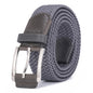 Casual Men's And Women's Woven Elastic Belt Outdoor Sports Stretch Jeans Designer Fashion Accessory for Men And Women