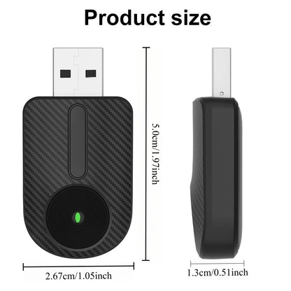 FLIXIVI 2 in 1 Wireless Carplay Android Auto Adapter AI Smart Car Systems for OEM Car Stereo Plug and Play Wired To Wireless