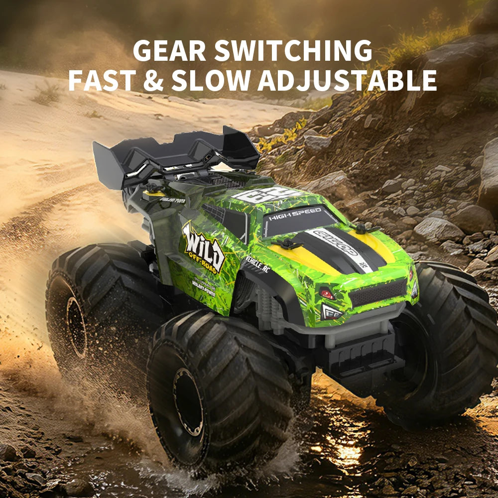 JJRC 2026 Q248 Remote Control Toy 4WD Off Road Amphibious Climbing Vehicle Waterproof Stunt Remote Control Car Children Toy Gift
