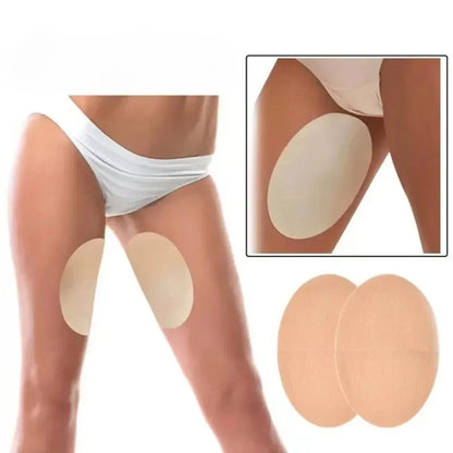 10Pcs Anti-Chafing Thigh Pads Lift Belly Stomach Tape Non-woven Self-Adhesive Anti-Friction Patch Stickers Waterproof Breathable