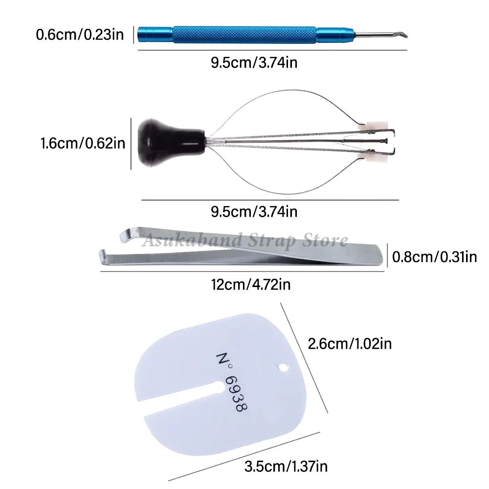 Steel Watch Dial Pointer Remover Watch Repair Tool Sets Watch Needles Picker Lifter Hands Remover Presser for Watchmaker Tool