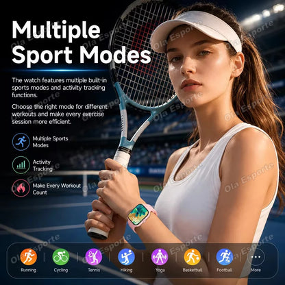 2026 New Men's Smart Watch Women's Gift Heart Rate Blood Oxygen Sports Fitness Watch Electronics Bluetooth Call Smartwatch HW12