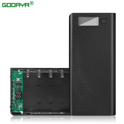 8*18650 Battery Holder Dual USB Power Bank Battery Box Mobile Phone Charger DIY Shell Case Charging Storage Case For Xiaomi