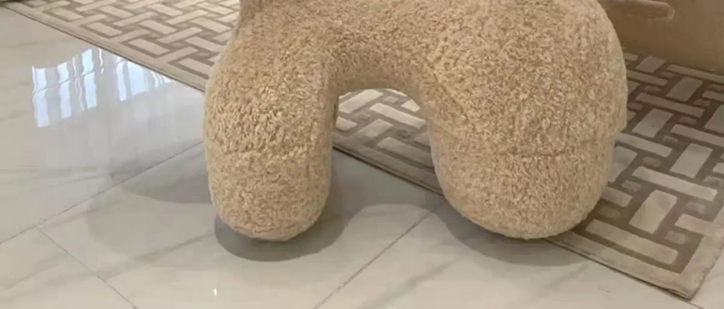 Modern creative single sofa ornament gift living room chairs Design Relaxing chair home furniture lint Pony stool chair