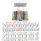 1/8W 1/4W 1/2W 1W 2W 3W 0Ω~10MΩ 1% Metal Film Resistor Resistance Assortment Kit With box