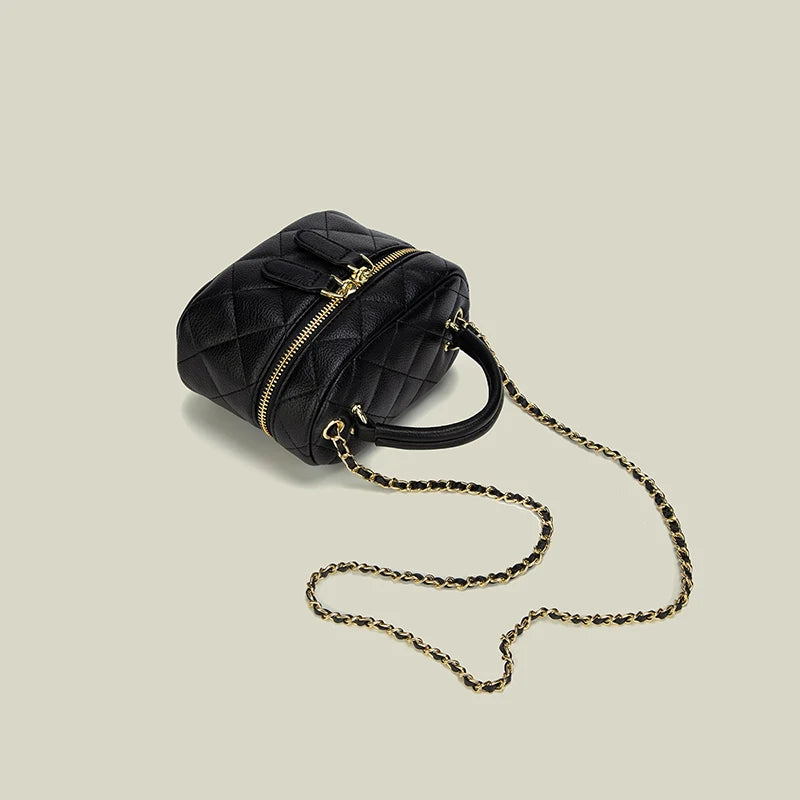Classic Mini Quilted Chain Stitch Womens Crossbody Bagshoulder Bag Fashionable Designer Handbag High Quality PU Womens Small Bag