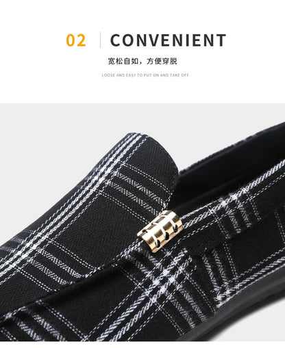 Classic Design Loafers Men Summer Slip-on Men's Casual Shoes Breathable Flat Shoes Comfy Non-slip Driving Shoes Man Moccasins