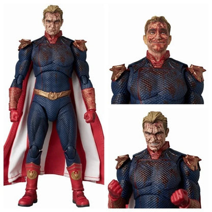 Homelander The Boys No 269 151 Battle Damaged Articulated Action Figure Collectible Model Desktop Ornament Adult Collectors Toy