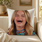 Person A-Addison R-Rae Funny Cushion Cover Soft Short Plush Decorative Pillow Cover for Sofa Bedroom Easy to Clean