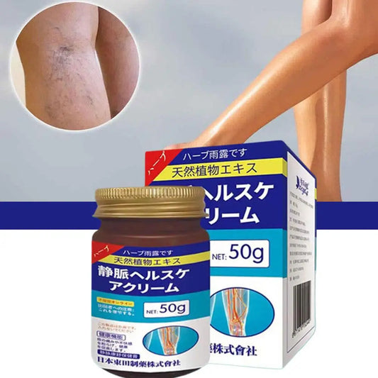 Natural Ingredients Vein Relief Cream for Legs Soothes Aching Varicose Veins Alleviates Swelling - Home Use for Leg Vein Health