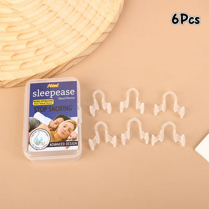 Anti Snore Nasal Dilator Stop Snoring Silicone Nose Clip Sport Easy Breath Nasal Clip Stop Snoring Aid Device Improve Sleeping