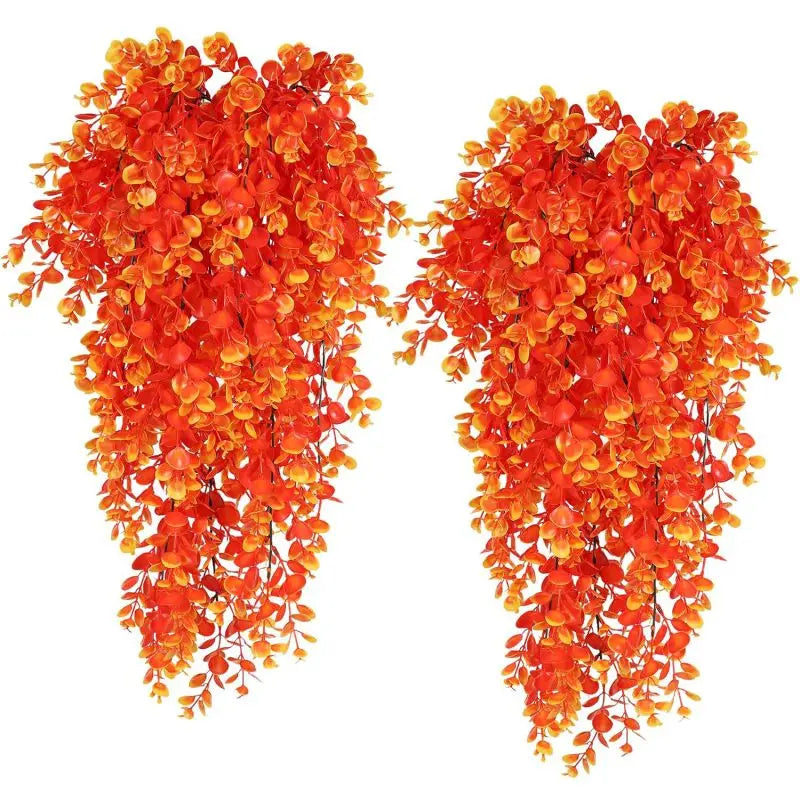 5 Head Artificial Plastic Plants fern Vine for Christmas Wreath Wedding arch Decor Home garden Wall Hanging Hot sales Diy Gift