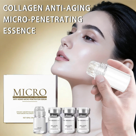 Collagen Anti-Wrinkle Essence Hydrating Firming Pore-cleaning Anti-aging Essence Set High end 20 years younger coarse pores