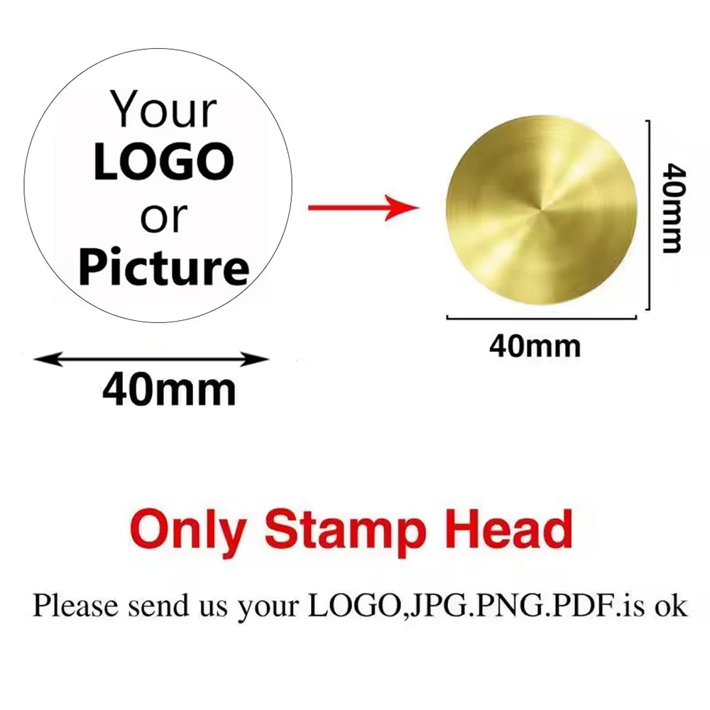 Logo Customize Clay Seal Set -22/25/30/35/40/50mm Customizable Pottery Design Craft Tool for Pottery Ceramic Custom Letter Stamp