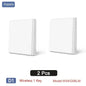 Aqara Smart Wall Wireless Switch D1 ZigBee Remote Control Key Light Switch Button For Mi home HomeKit APP