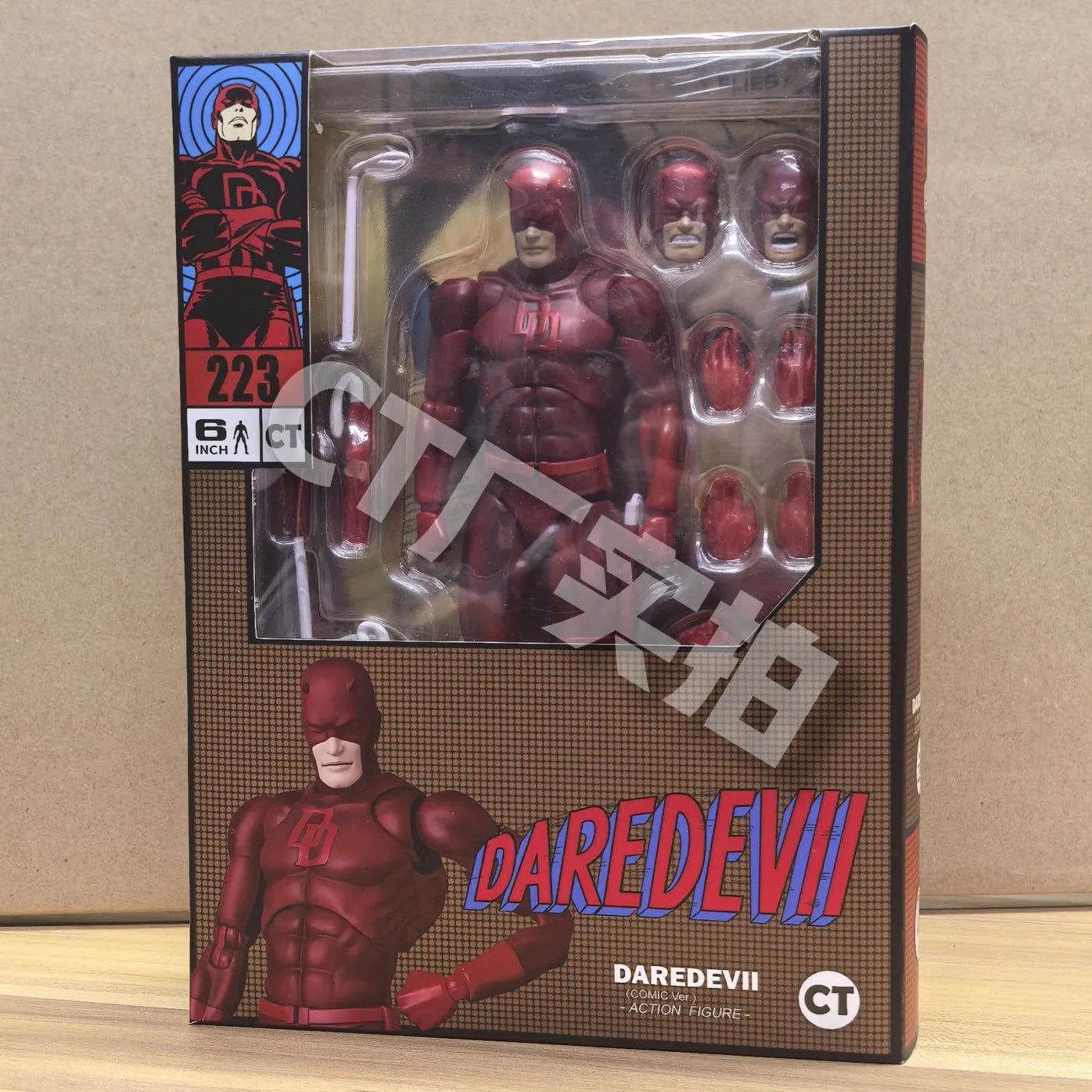 Ct Toys Daredevil Black 999 Red Mafex 223 Figure Comic Version Anime Action Figure Figurine Statue Model Toys gifts