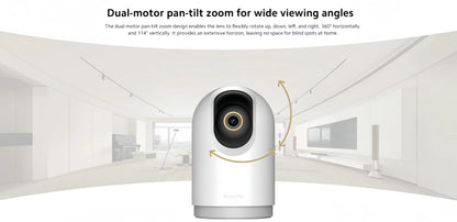 Xiaomi Smart Camera 3 Pro PTZ 5MP 3K Ultra Low Light Full Color HDR 2.4G/5G WiFi Bluetooth Mesh Gateway AI Detection 360° Home