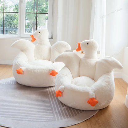 creative cute bean bag sofa goose-shaped design soft portable sofa single lightweight couch wohnzimmer living room furniture