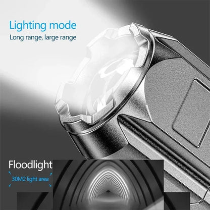 Powerful LED Flashlight Rechargeable USB Waterproof Zoom Fishing Hunting Camping High Lumen Tactical Flashlight LED Torch