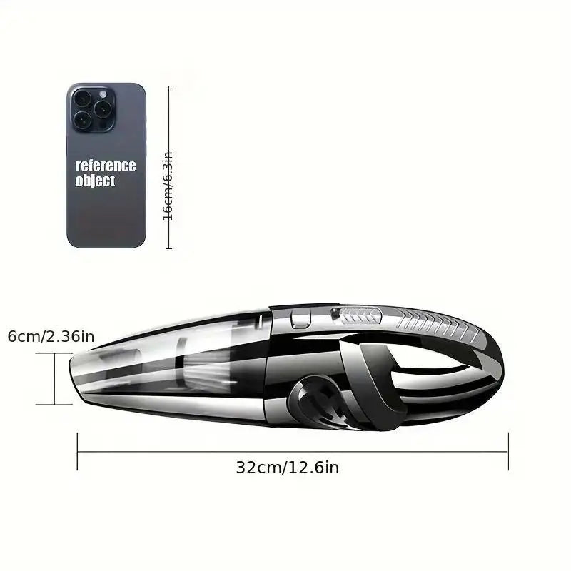 Handheld Vacuum Cordless Powerful Cyclone Suction Portable Rechargeable Vacuum Cleaner Quick Charge for Car Home Pet Hair