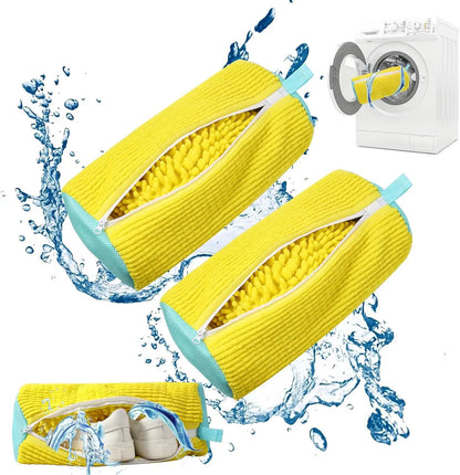 Laundry Bag Shoe Washing Bag Padded Net Protector For Fluffy Fibers Polyester Machine Friendly Drying Wash Bags For Shoes