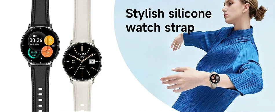 2026 New 7.6mm Ultra-Slim Smart Watch Women AMOLED HD Display LED Flashlight Always-On Time Display Fashion Ladies Smartwatches
