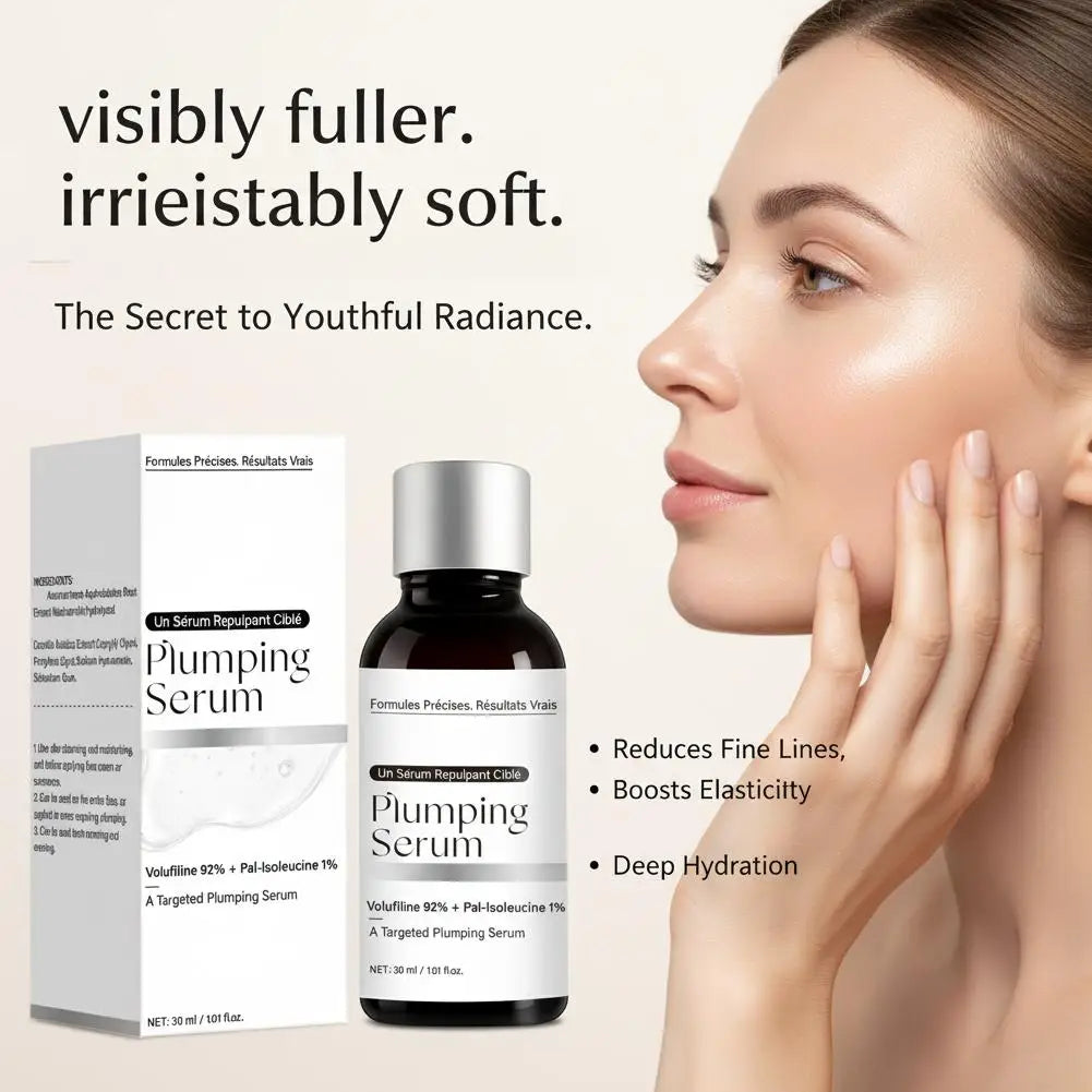 Velofeilin Plumping Face Essence Facial Skincare Moisture Filler Moisture Bounce Face Serum, Glow Lightweight Hydrating Serum